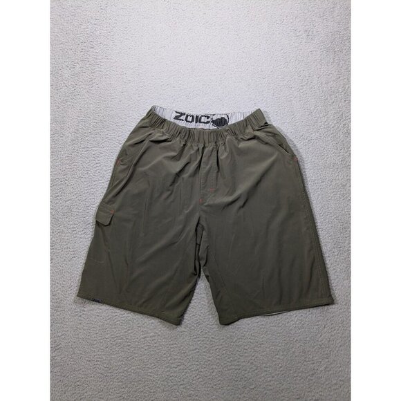 Zoic Shorts XL Cargo MTB Mountain Biking Cycling Elastic Waist Outdoor Green - Picture 1 of 15